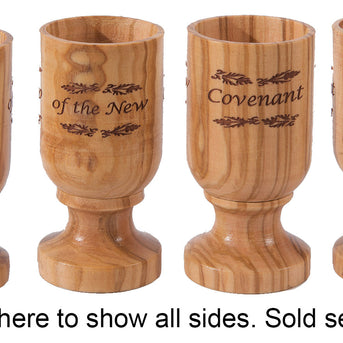 Olive Wood Communion Cup
