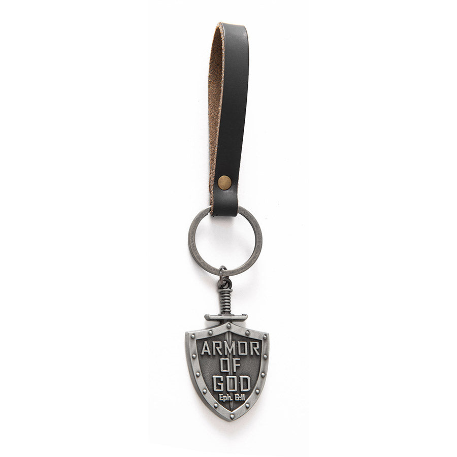 Armor of God Keychain - Grey