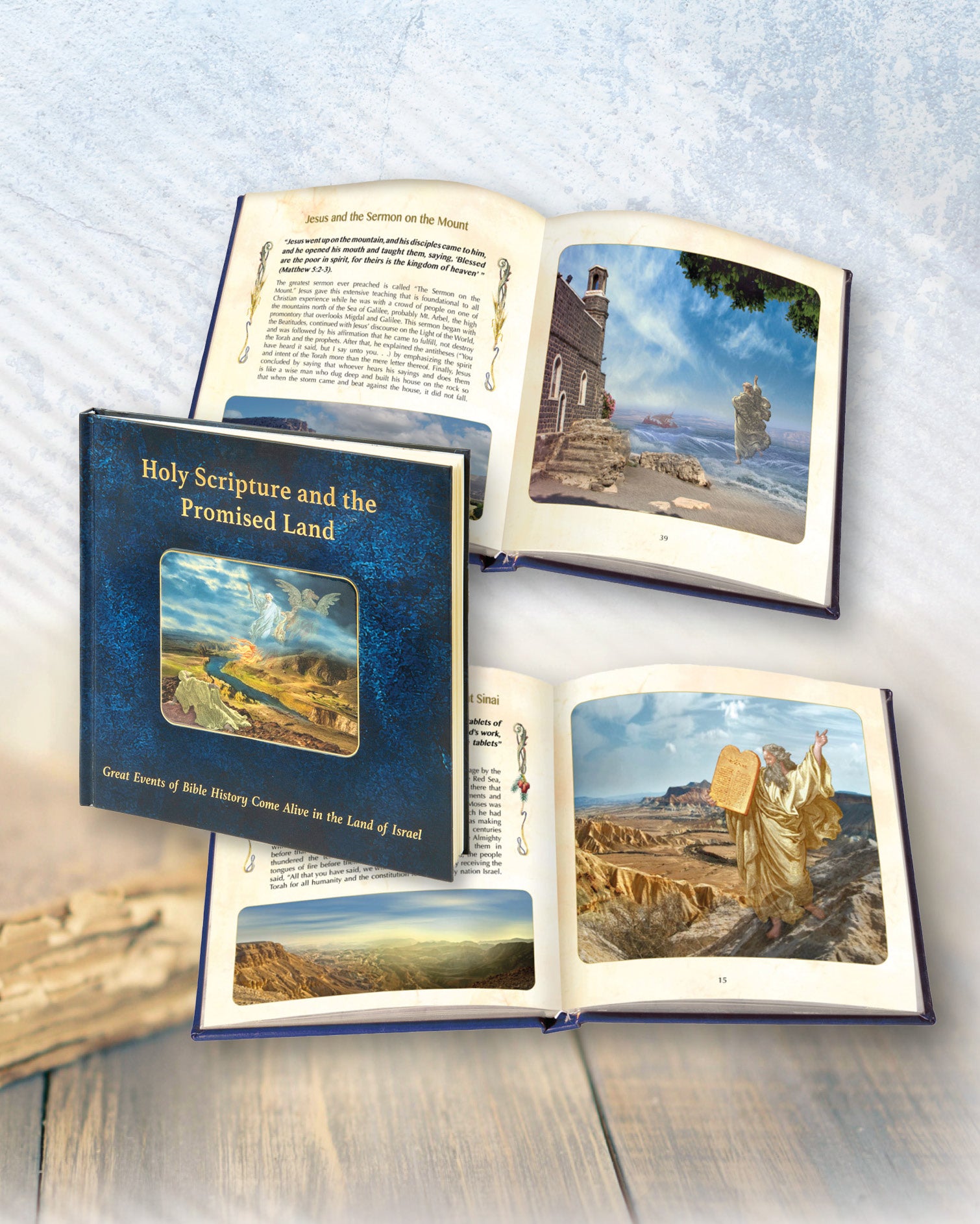 Holy Scripture and the Promised Land Table Book – Faith Gifts
