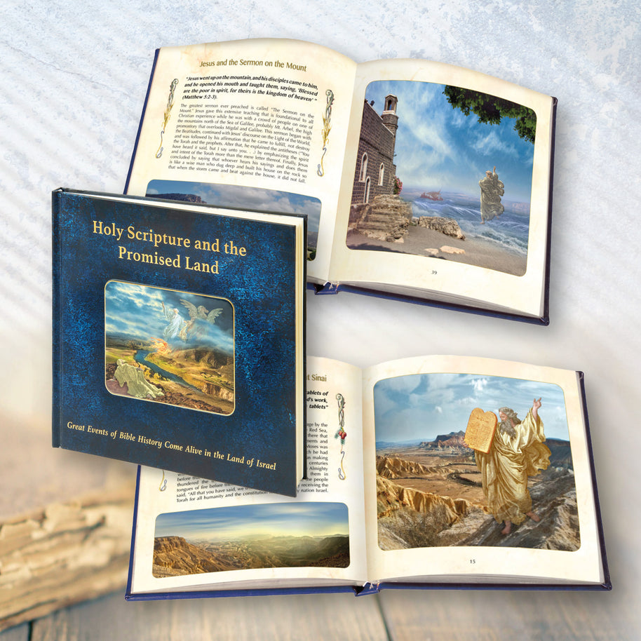 Holy Scripture and the Promised Land Table Book – Faith Gifts