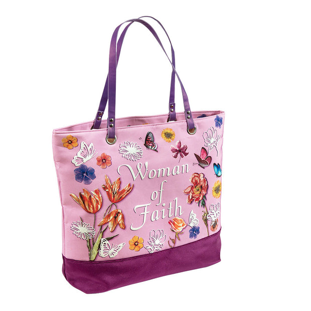Woman of Faith Tote Bag