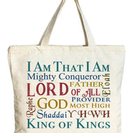 Light Duty Names of God Tote