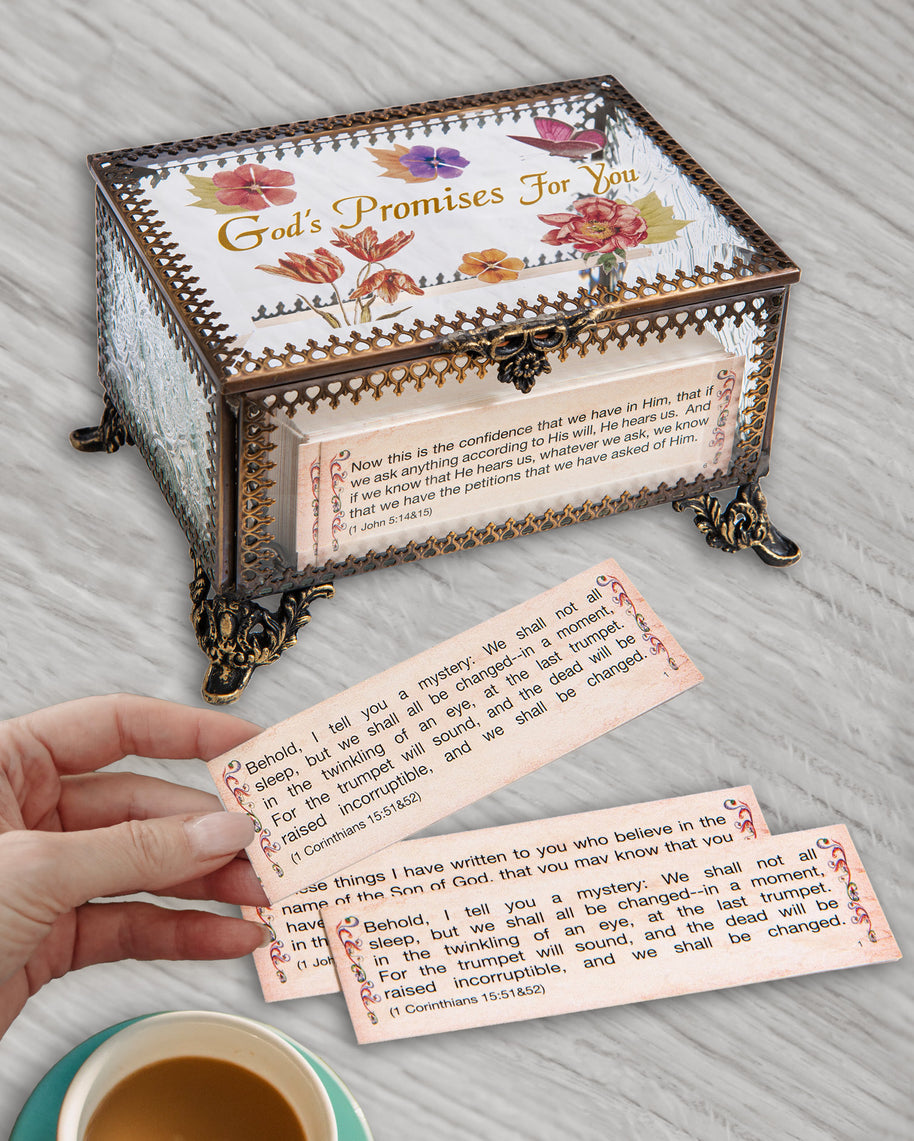 God's Promises Glass Box