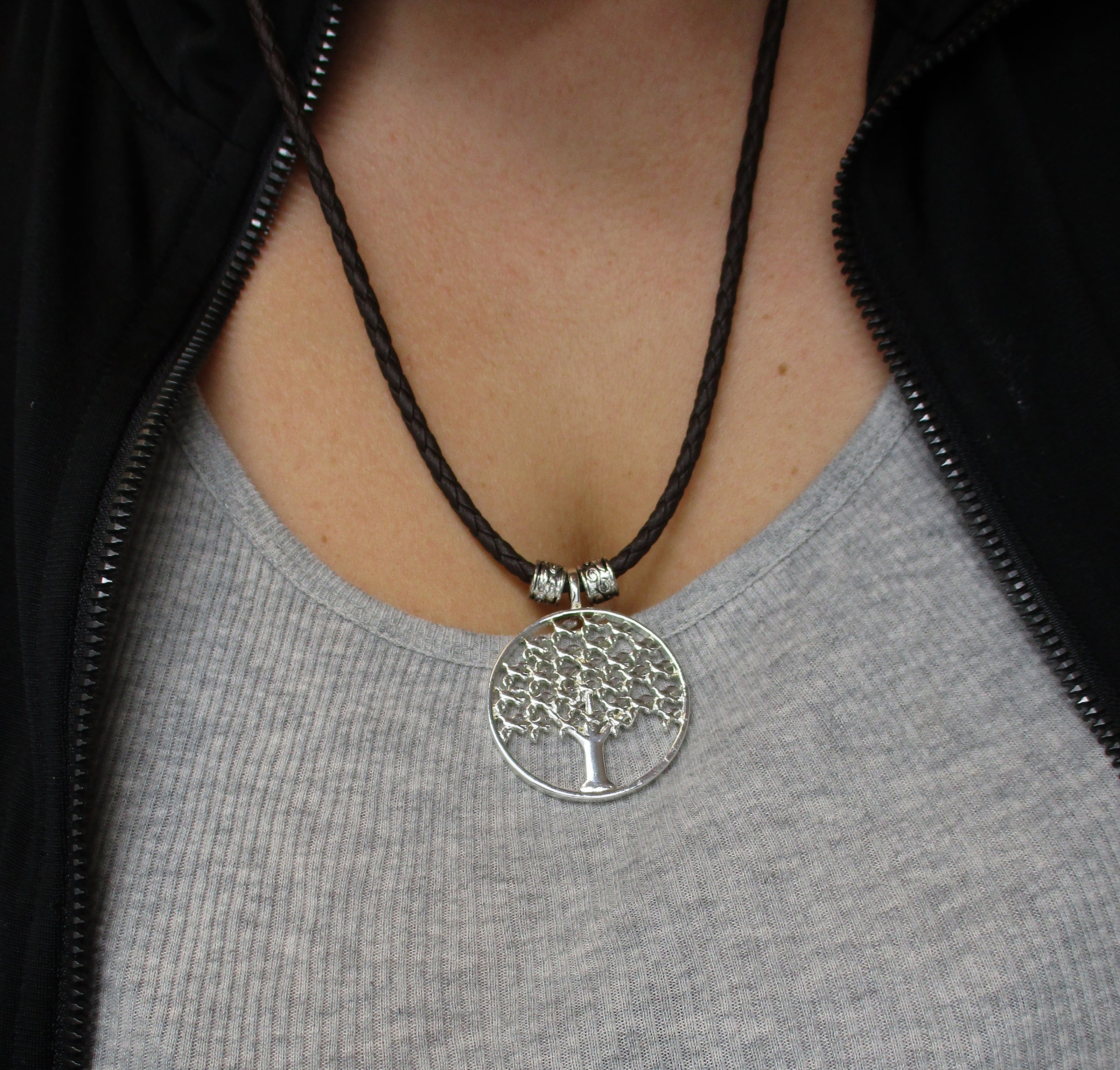Tree of Life Braided Necklace