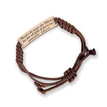 Brass Luke 1:45 Bracelet