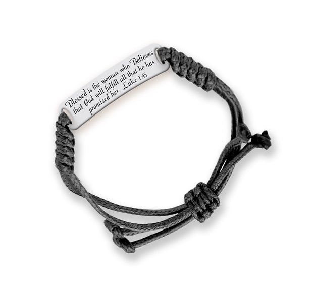 Steel Luke 1:45 Bracelet