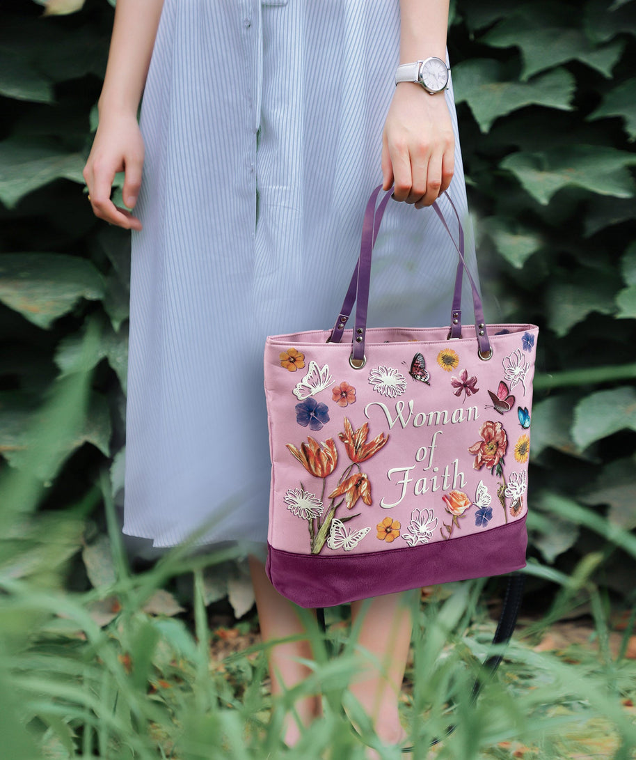 Woman of Faith Tote Bag