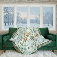 God Almighty Woven Throw Blanket