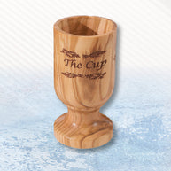 Olive Wood Communion Cup