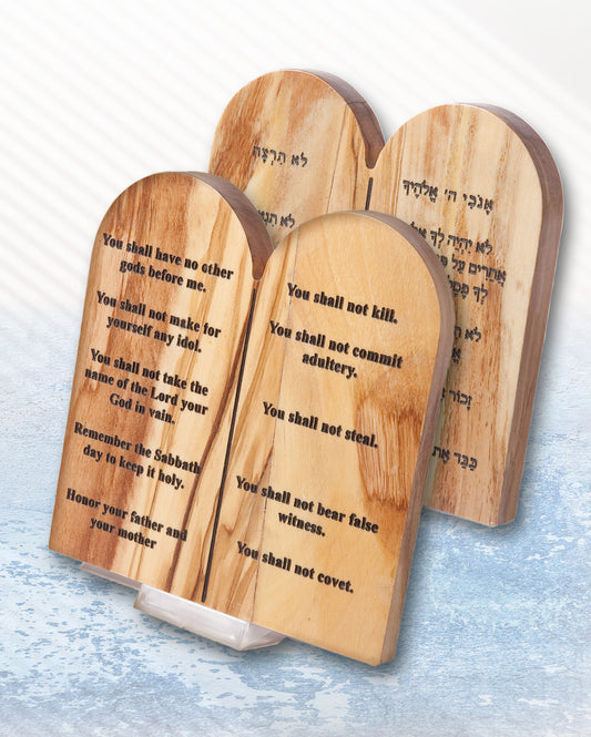 Olivewood Ten Commandments