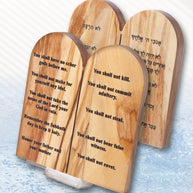 Olivewood Ten Commandments