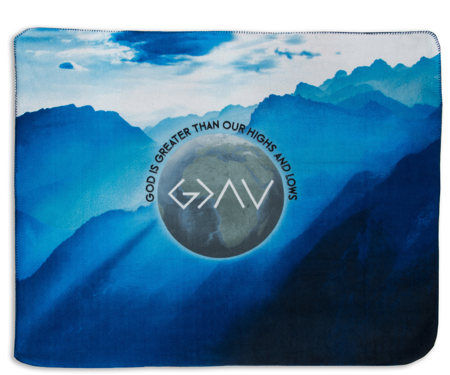 God Is Greater Fleece Blanket